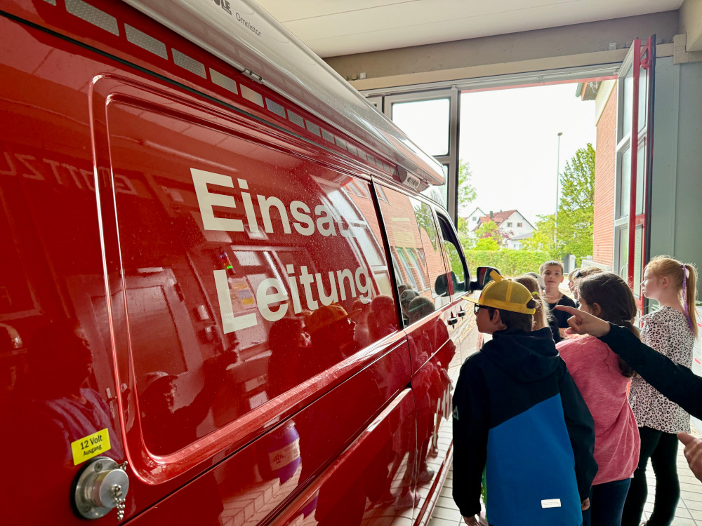 Besuch bei der Feuerwehr Höchstadt